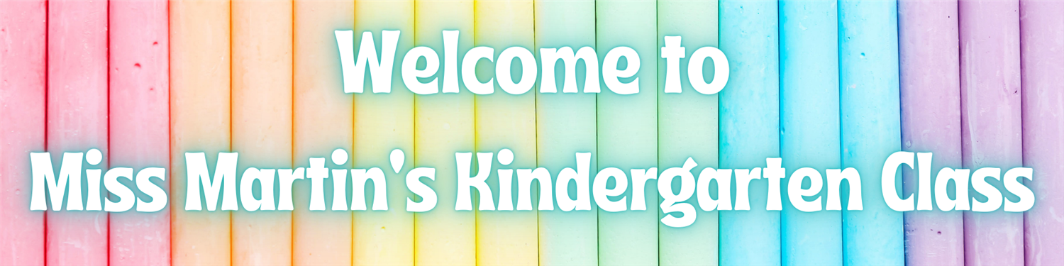 Welcome to Kindergarten!
